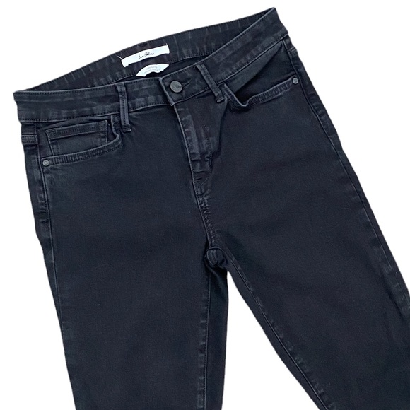 Sam Edelman “The Kitten” Skinny Ankle Mid Rise Black Jeans 28 - Picture 5 of 13